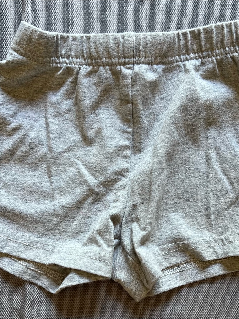 Carter's Light Gray Elastic-Waist Kids Shorts